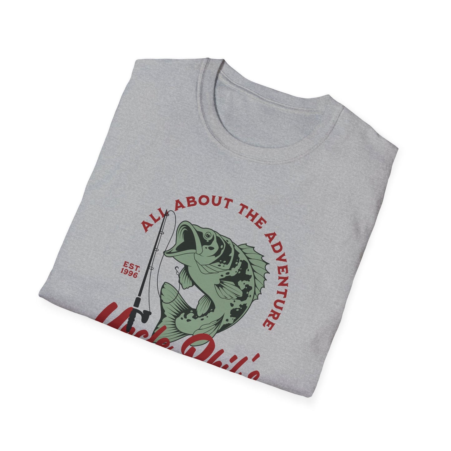 Uncle Phil's Fishing Tours - All About The Adventure T-Shirt