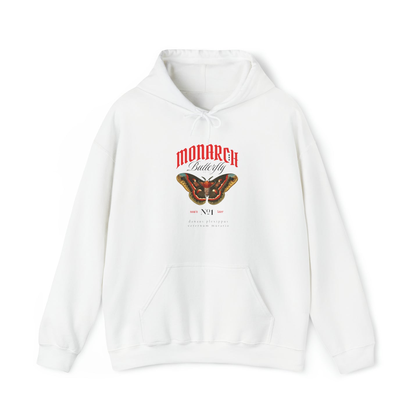 redpaddle Vintage Monarch Butterfly Hoodie