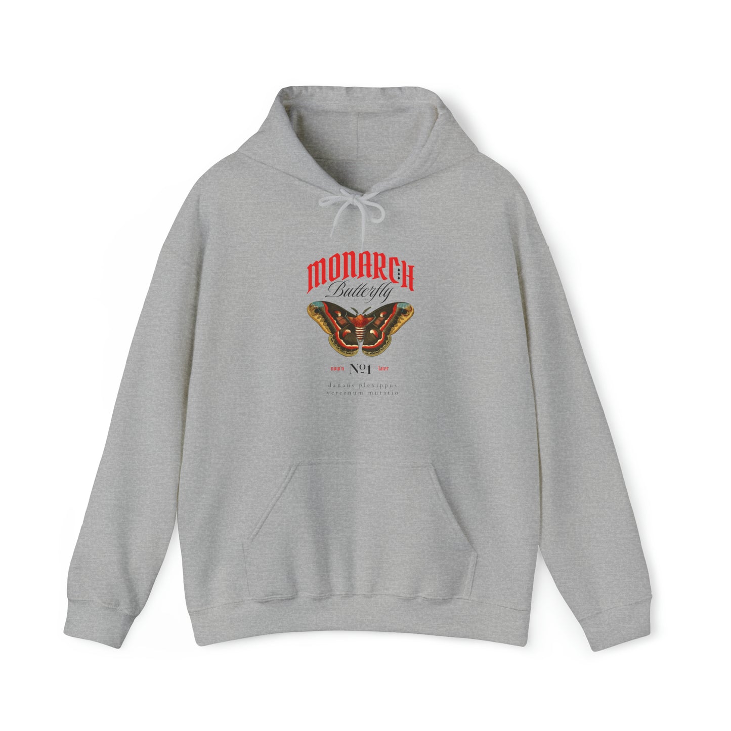 redpaddle Vintage Monarch Butterfly Hoodie