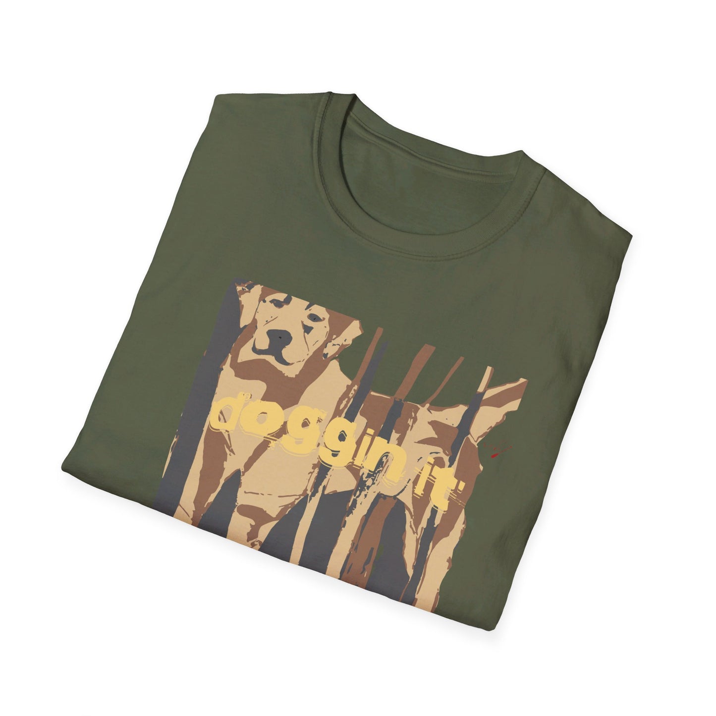 doggin it' Brown T-Shirt