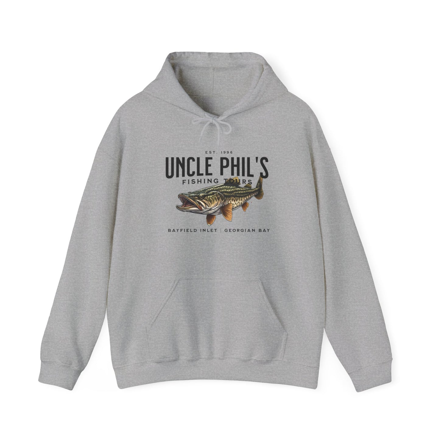 Uncle Phil's Fishing Tours Bayfield Inlet Pike Hoodie