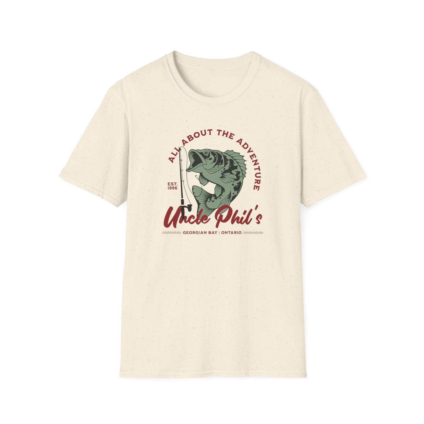 Uncle Phil's Fishing Tours - All About The Adventure T-Shirt