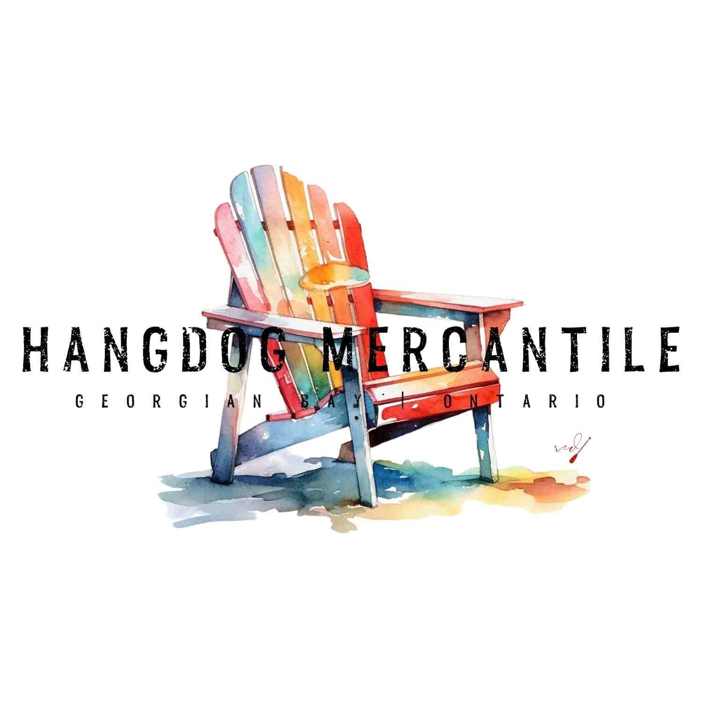Hangdog Mercantile Sitting Lakeside Hoodie