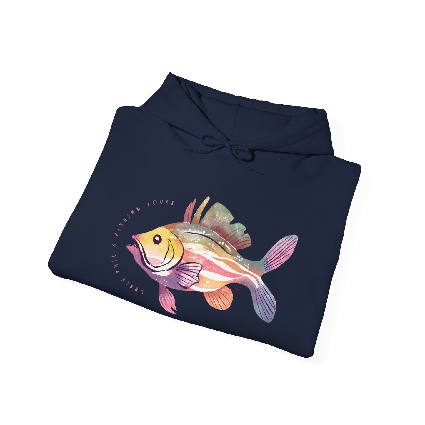 Uncle Phil's Fishing Tours Bubble Gum Fish Hoodie