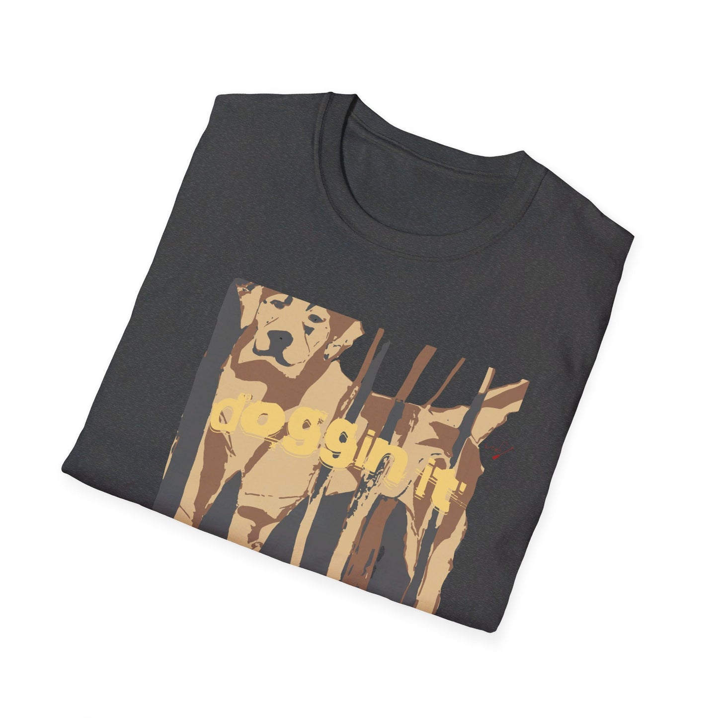 doggin it' Brown T-Shirt