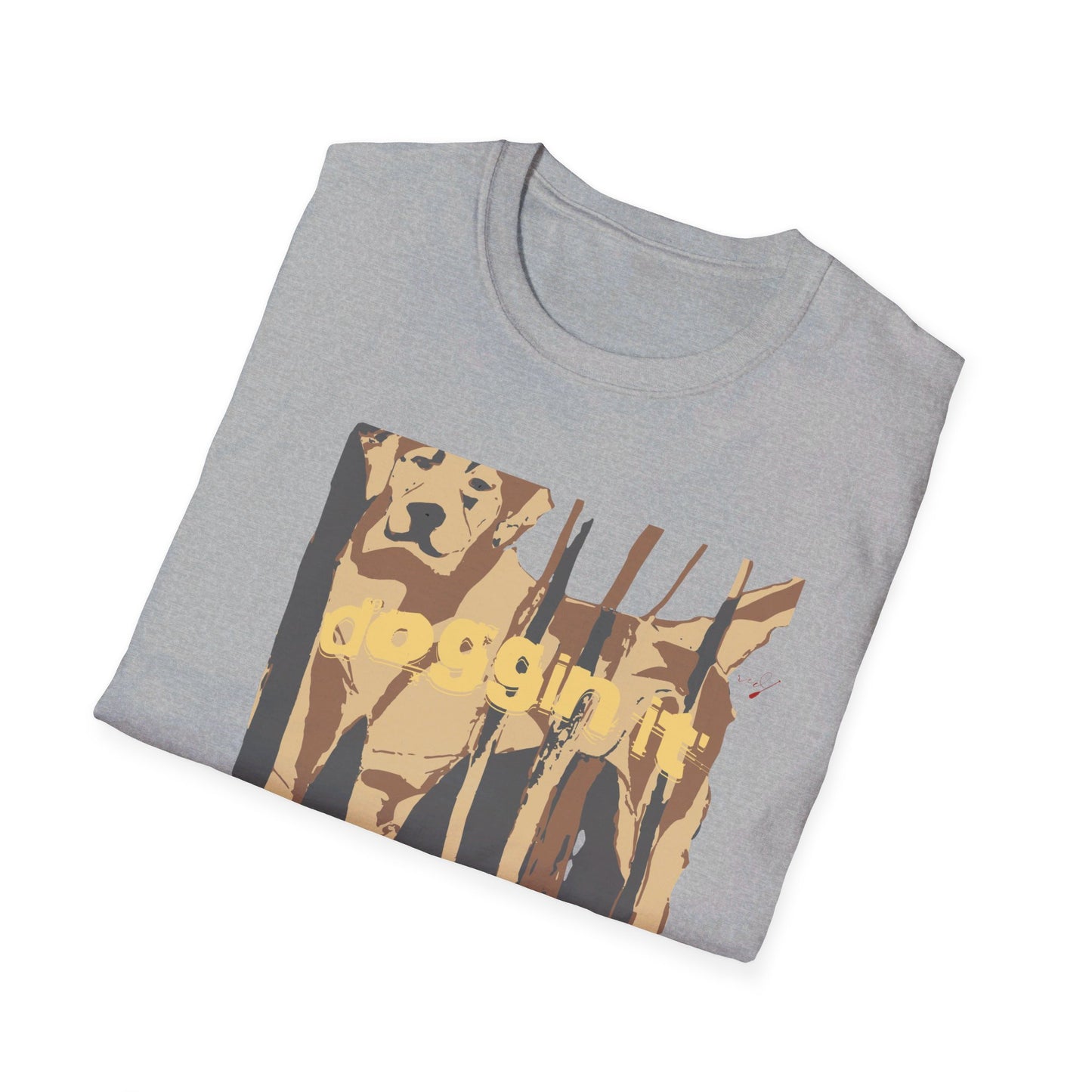 doggin it' Brown T-Shirt