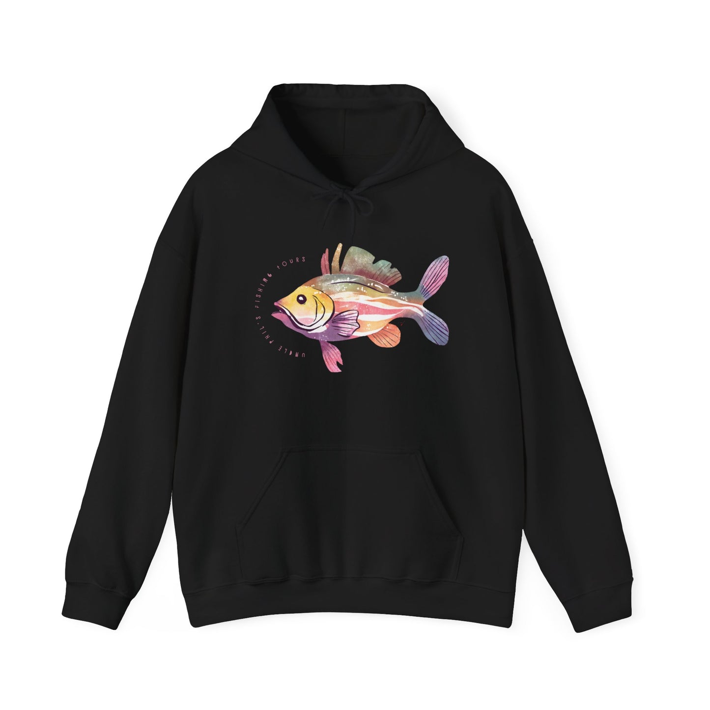 Uncle Phil's Fishing Tours Bubble Gum Fish Hoodie