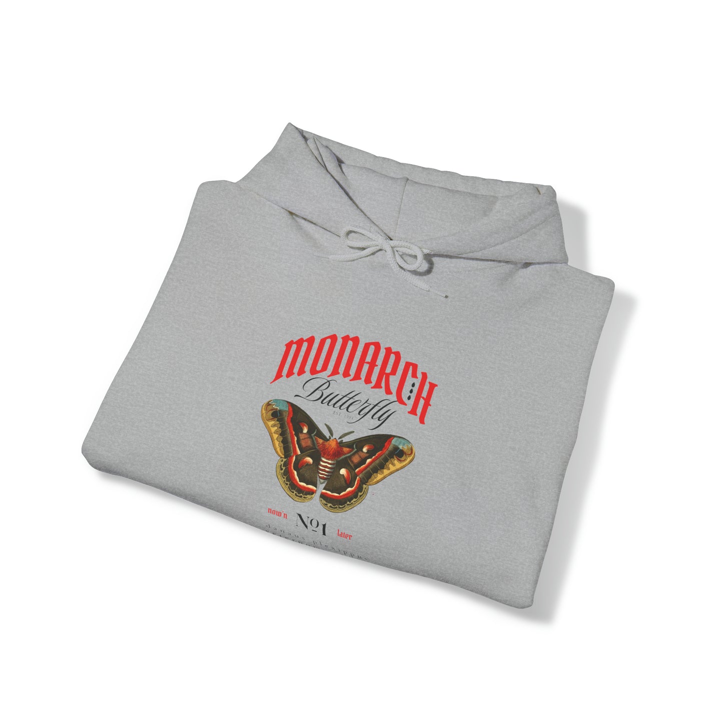 redpaddle Vintage Monarch Butterfly Hoodie