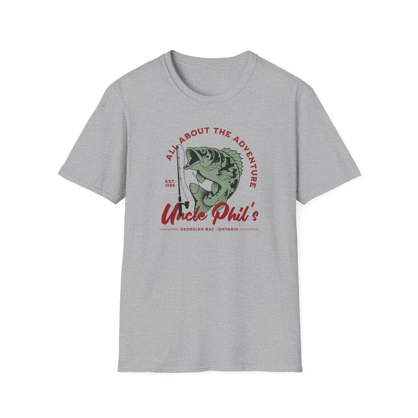 Uncle Phil's Fishing Tours - All About The Adventure T-Shirt