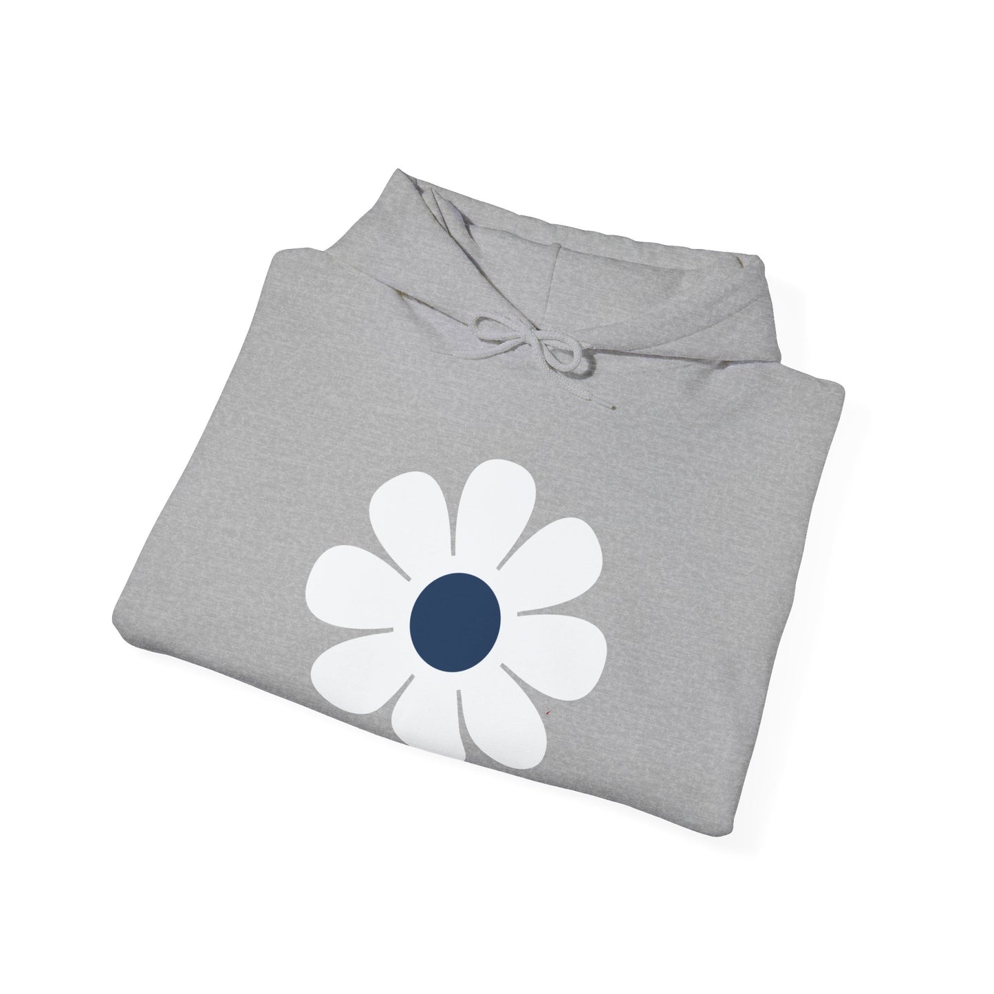 Retro Dark Blue Daisy Hoodie