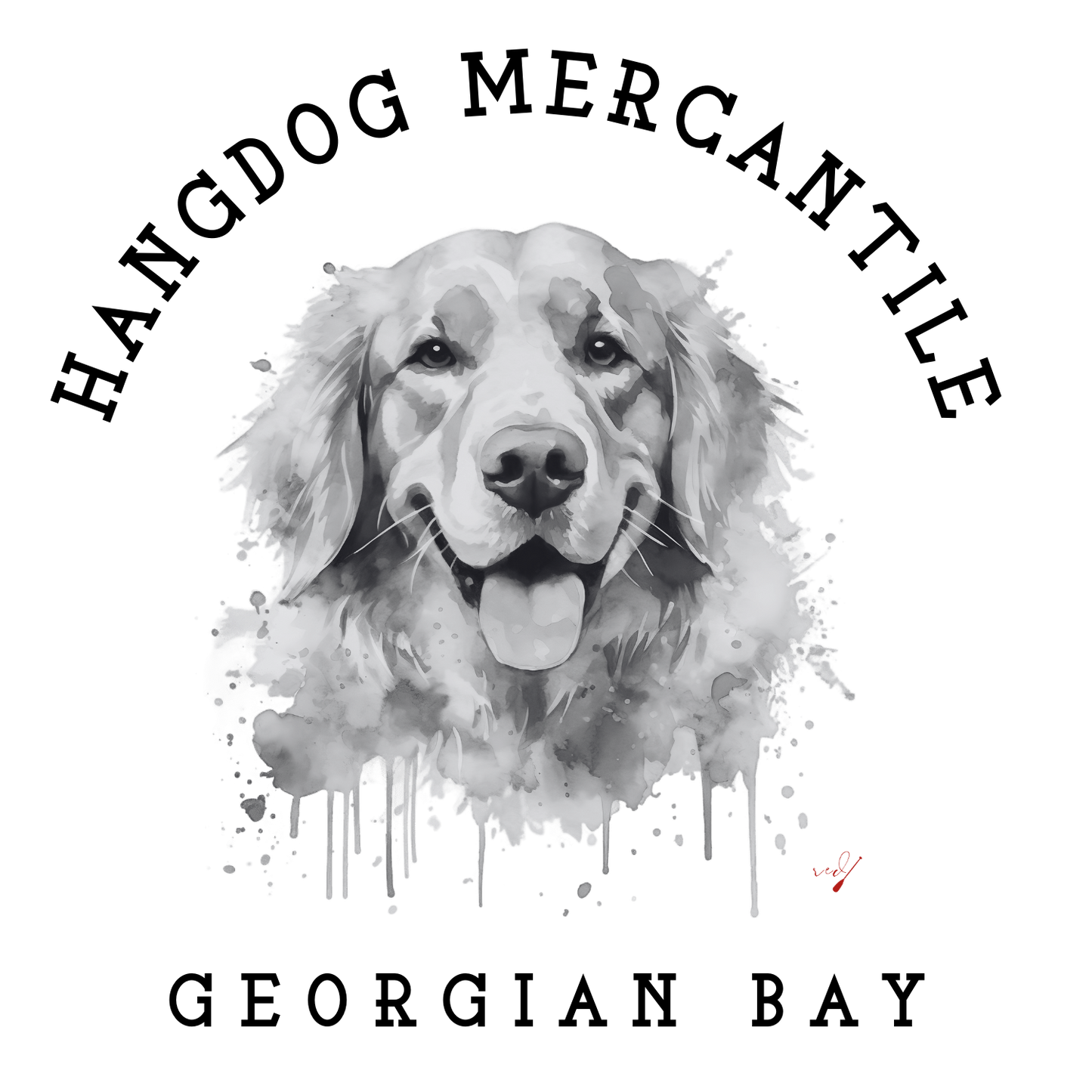 Golden Drip Hangdog Mercantile T-Shirt