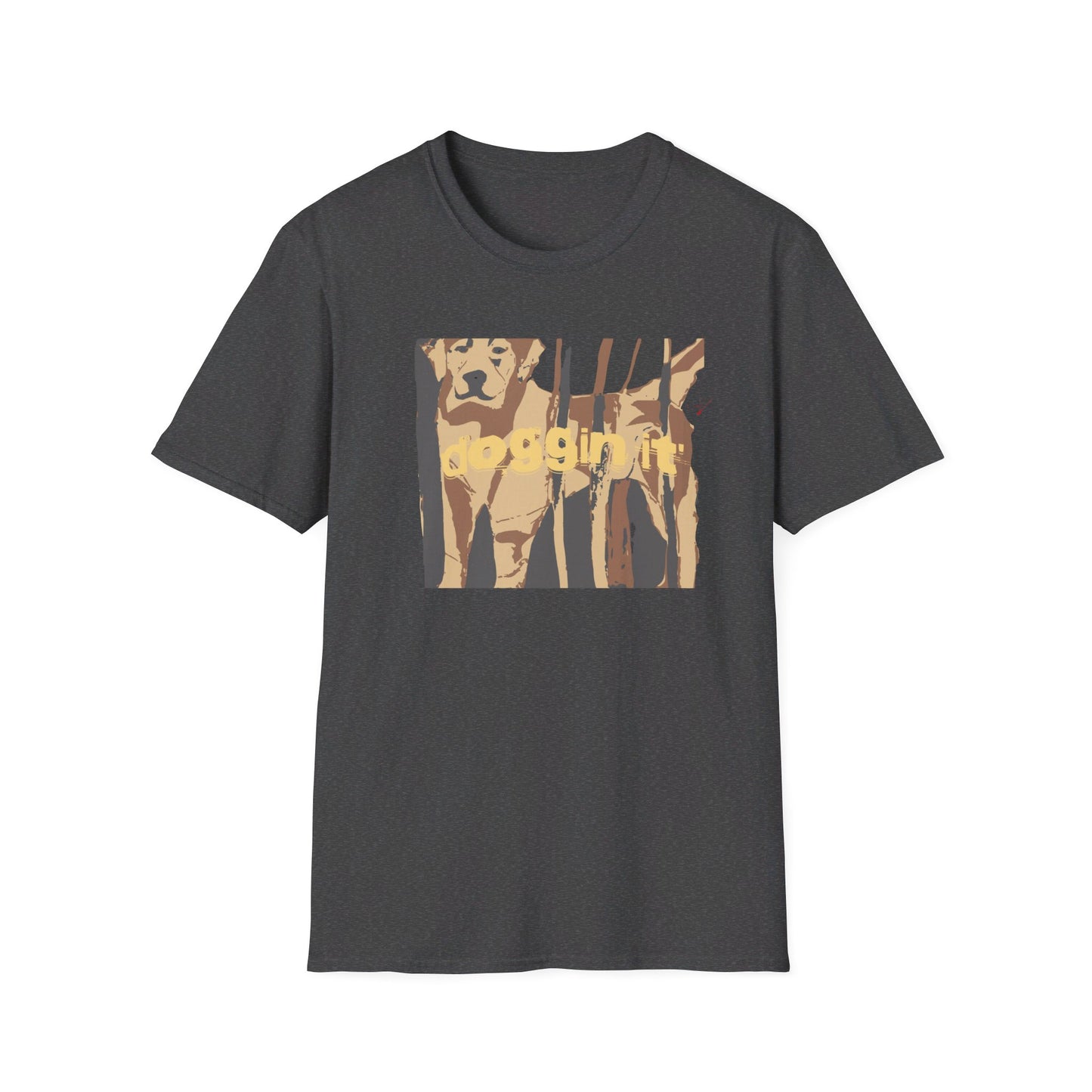 doggin it' Brown T-Shirt