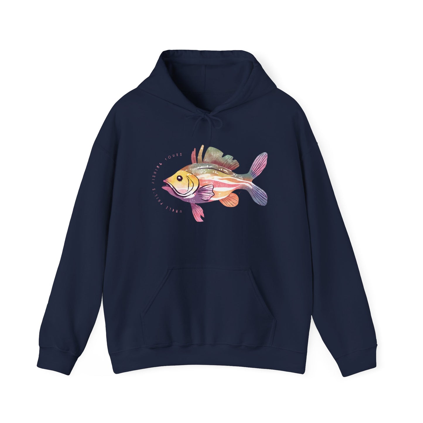 Uncle Phil's Fishing Tours Bubble Gum Fish Hoodie