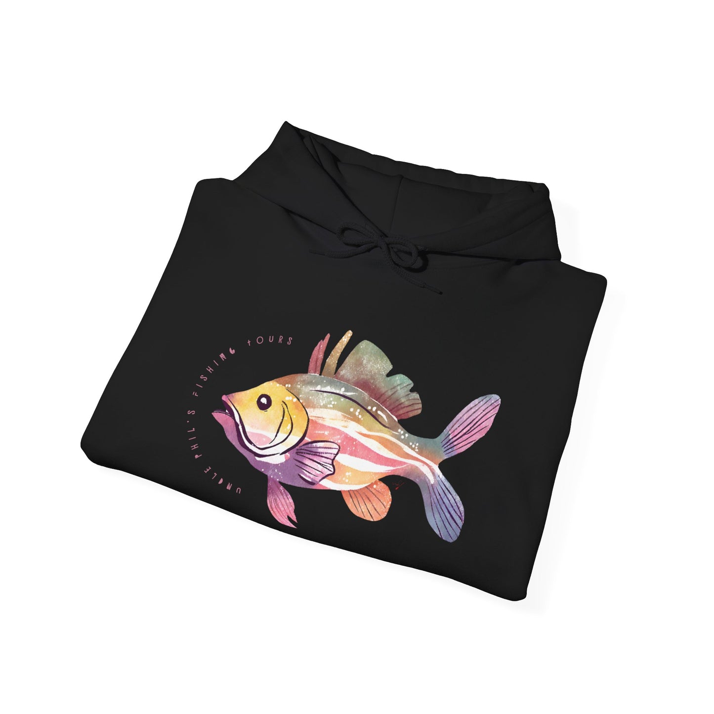 Uncle Phil's Fishing Tours Bubble Gum Fish Hoodie