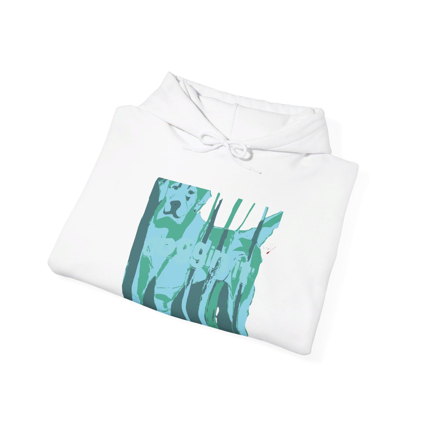 doggin it' Blue Hoodie