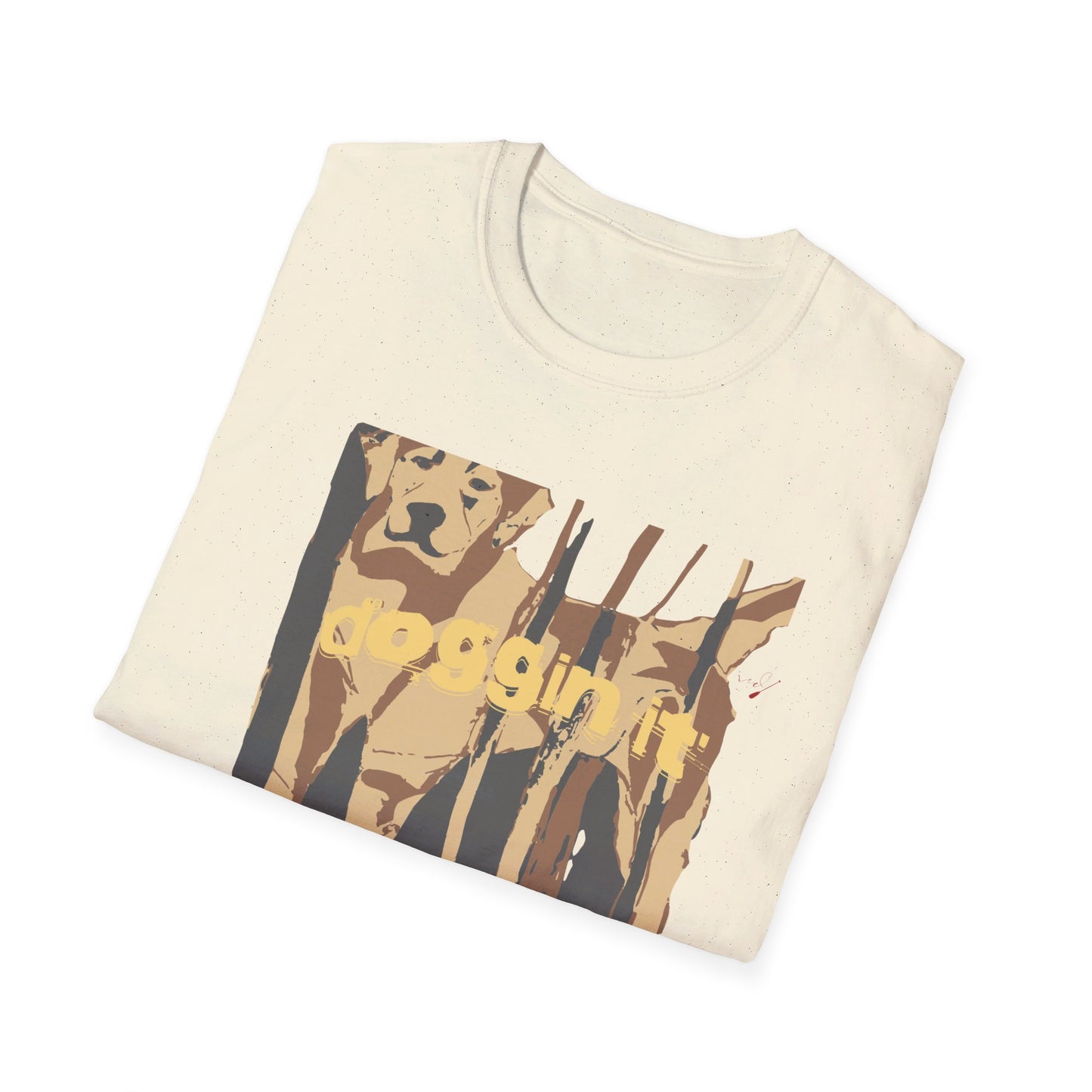 doggin it' Brown T-Shirt