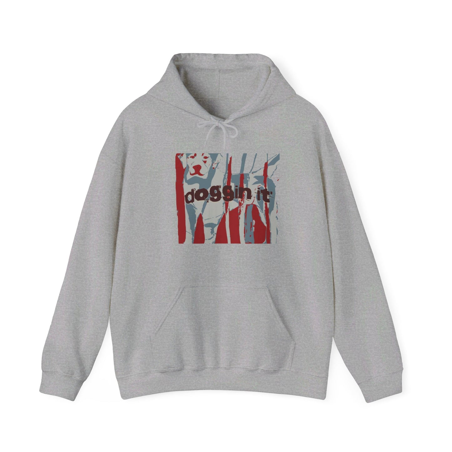 doggin it' Red Hoodie