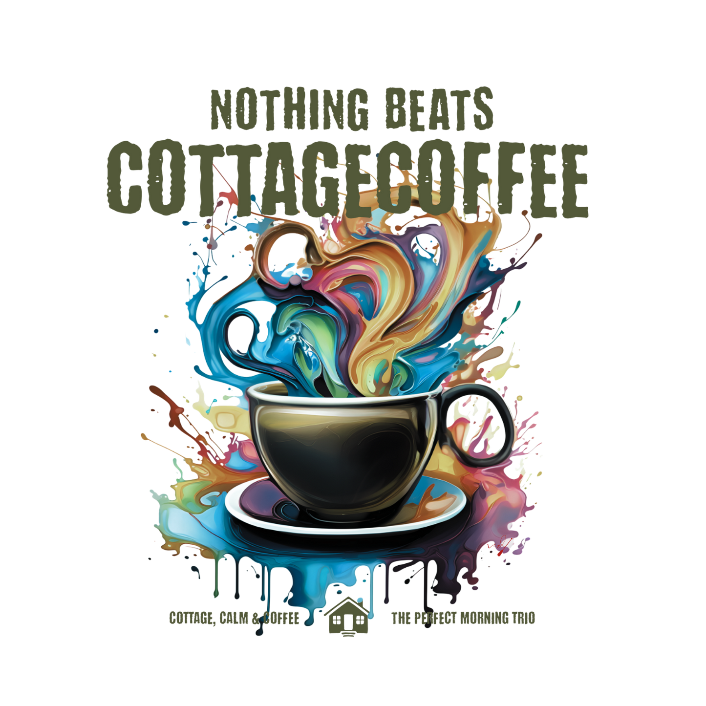 Nothing Beats Cottage Coffee T-Shirt