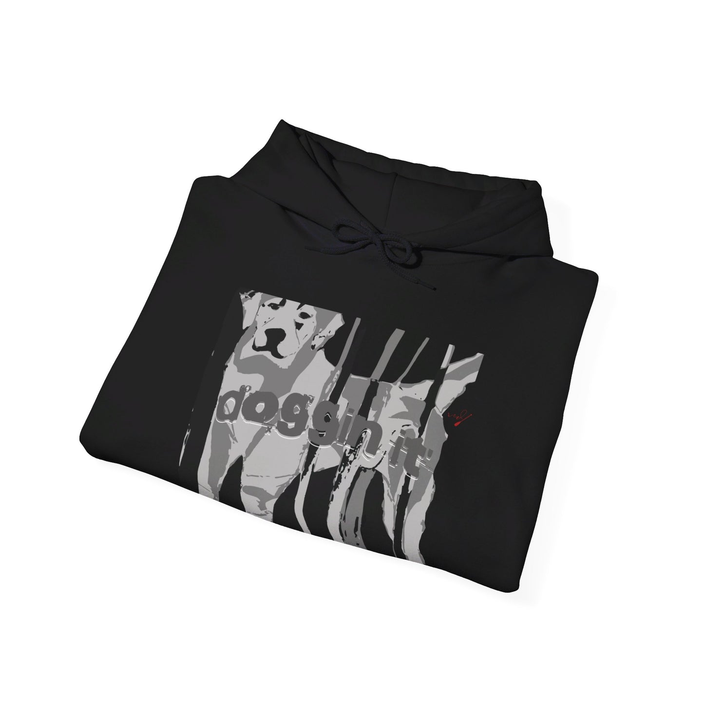 doggin it' Black Hoodie