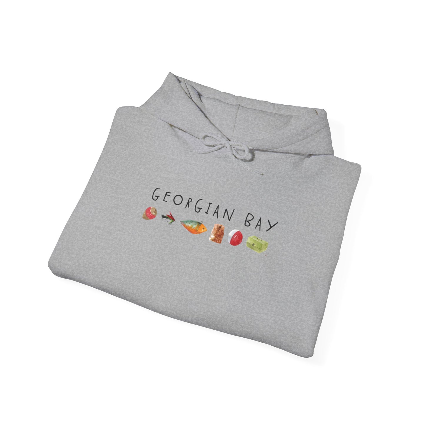 Georgian Bay Watercolour Lures Hoodie