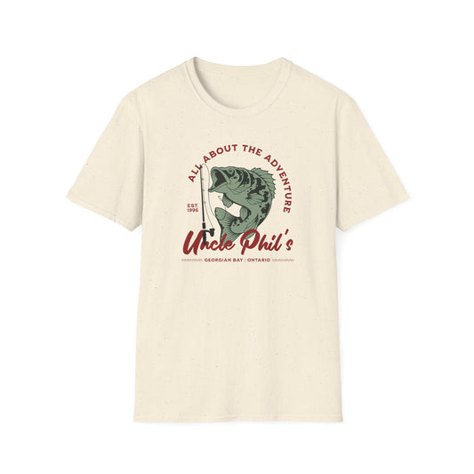 Uncle Phil's Fishing Tours - All About The Adventure T-Shirt