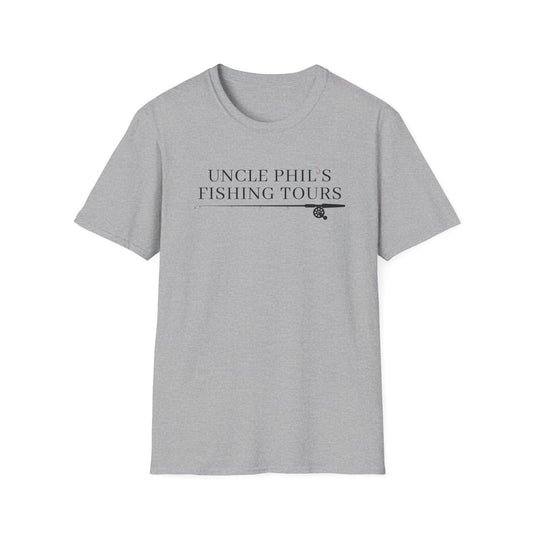 Uncle Phil's Fishing Tours Rod & Reel T-Shirt