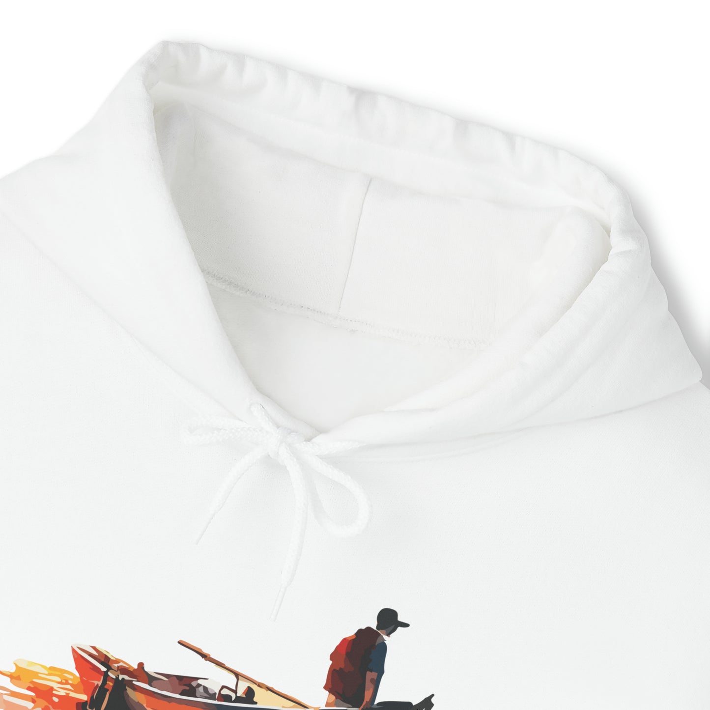 Uncle Phil's Fishing Tours Serene Angler Waterscape Hoodie