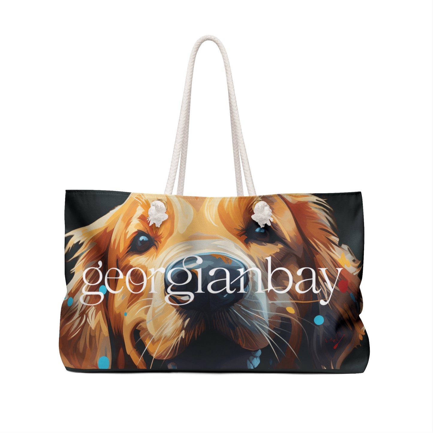GEORGIAN BAY GOLDEN RETRIEVER WEEKENDER BAG