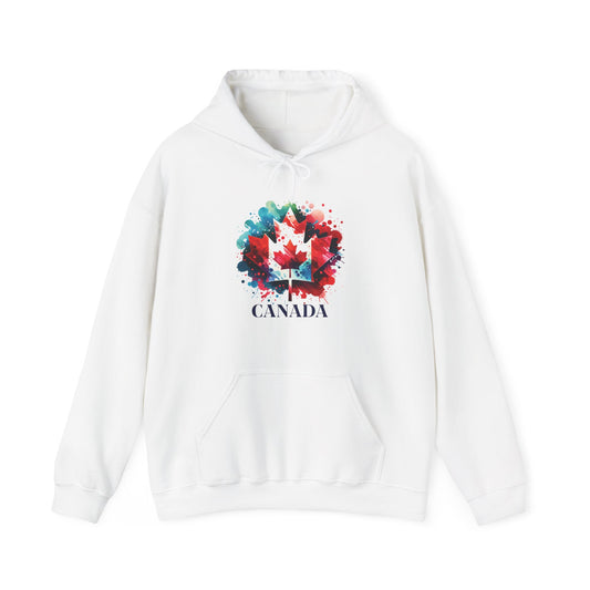 Canada Vibrant Maple Leaf Hoodie