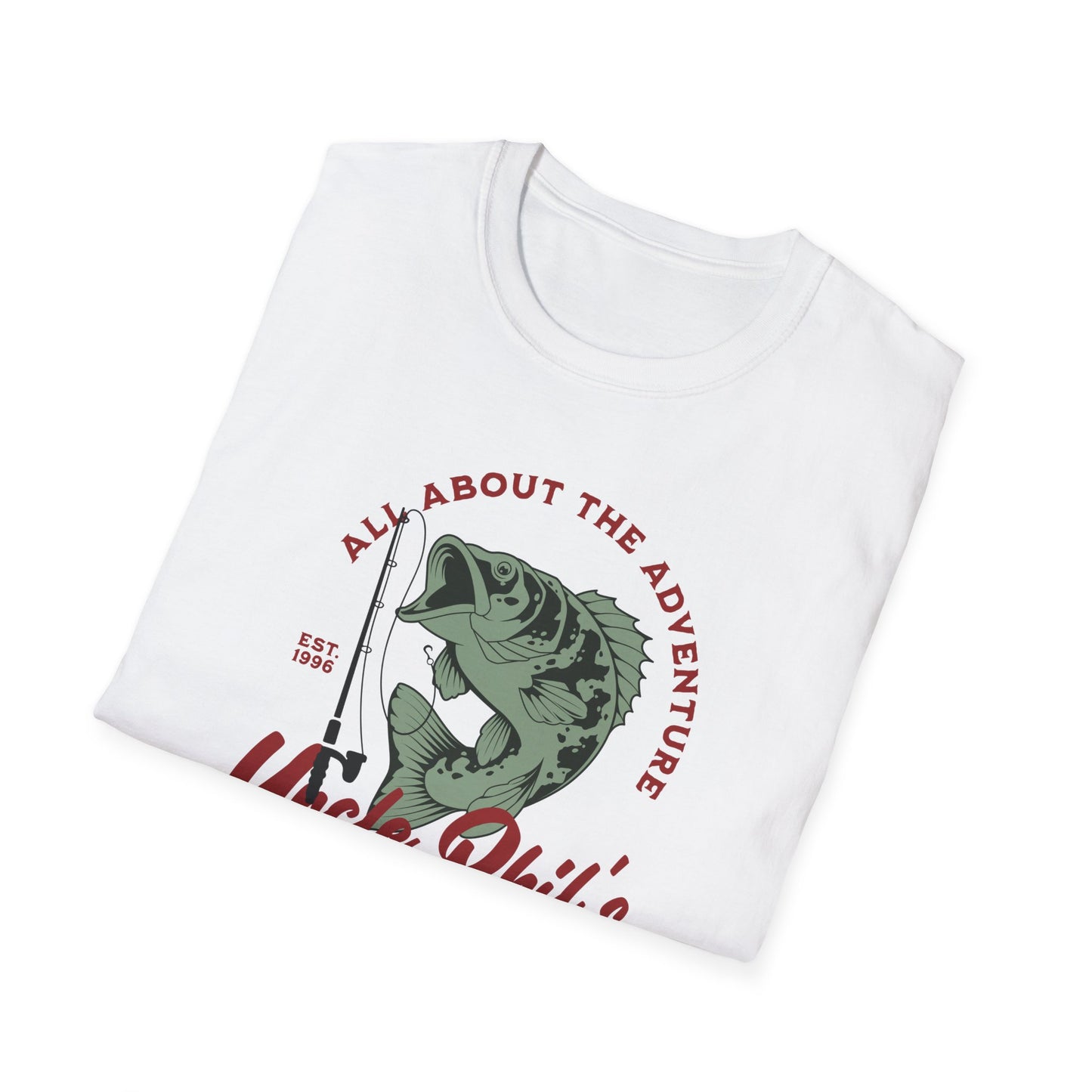 Uncle Phil's Fishing Tours - All About The Adventure T-Shirt