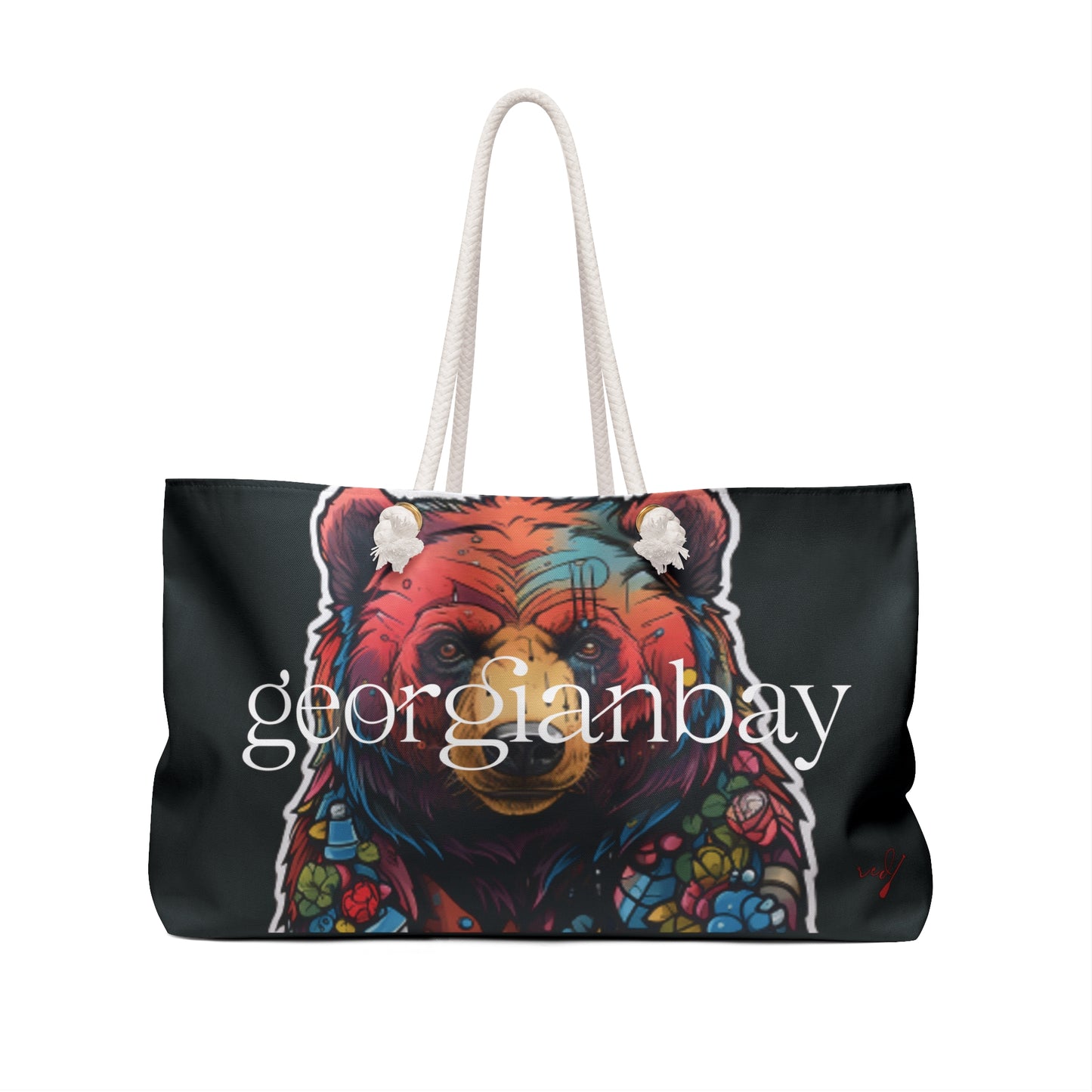 GEORGIAN BAY GRAFFITI BEAR WEEKENDER BAG