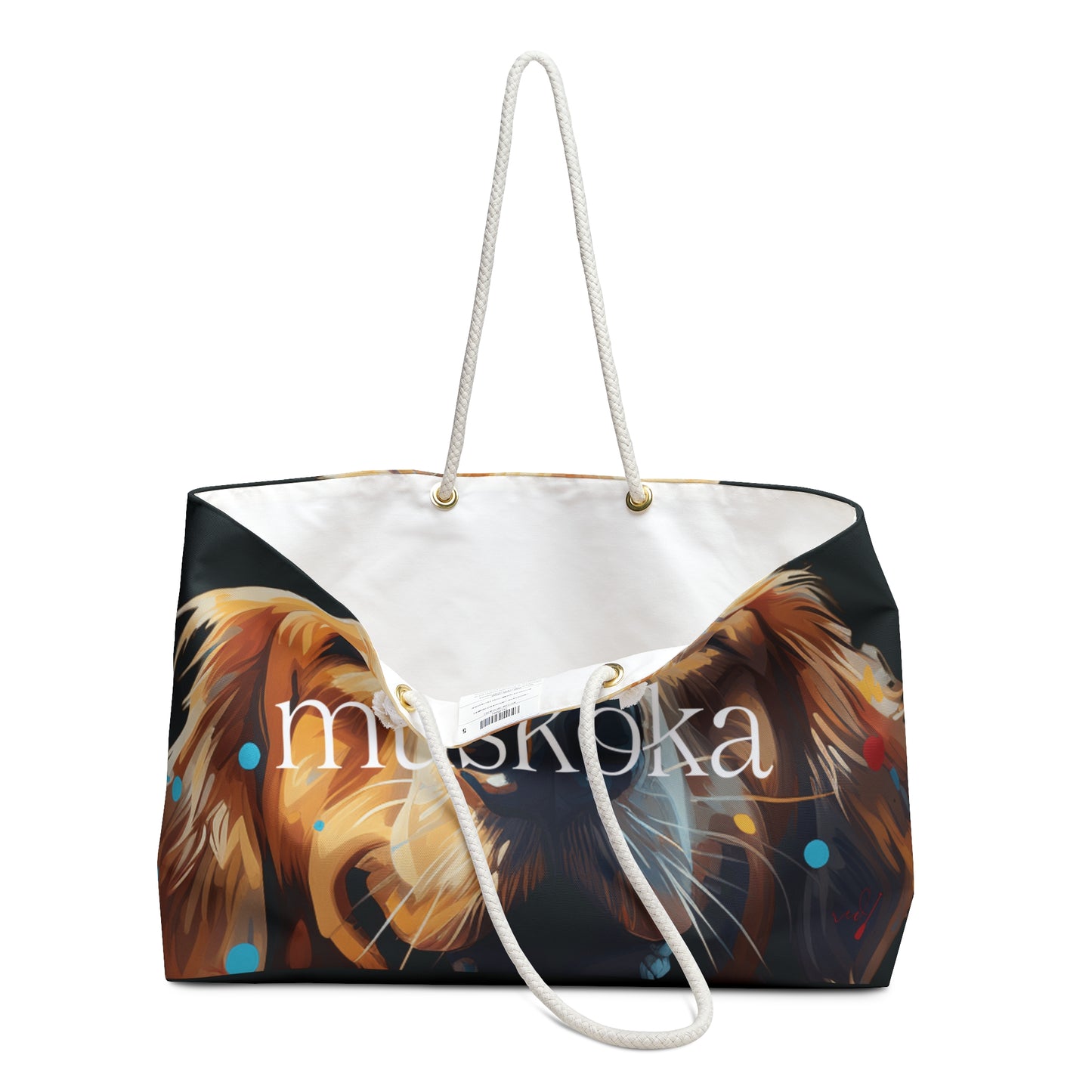 MUSKOKA GOLDEN RETRIEVER WEEKENDER BAG