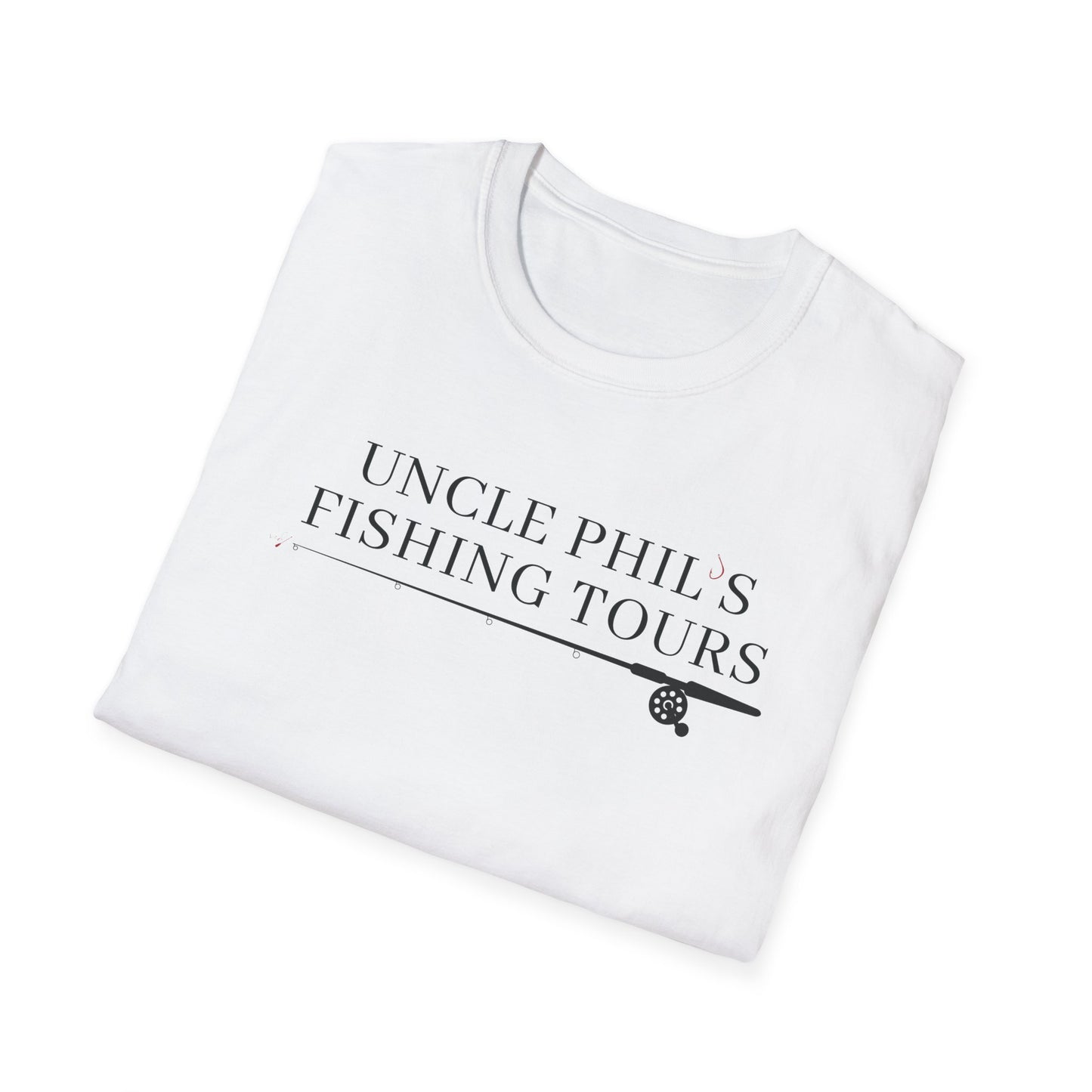 Uncle Phil's Fishing Tours Rod & Reel T-Shirt