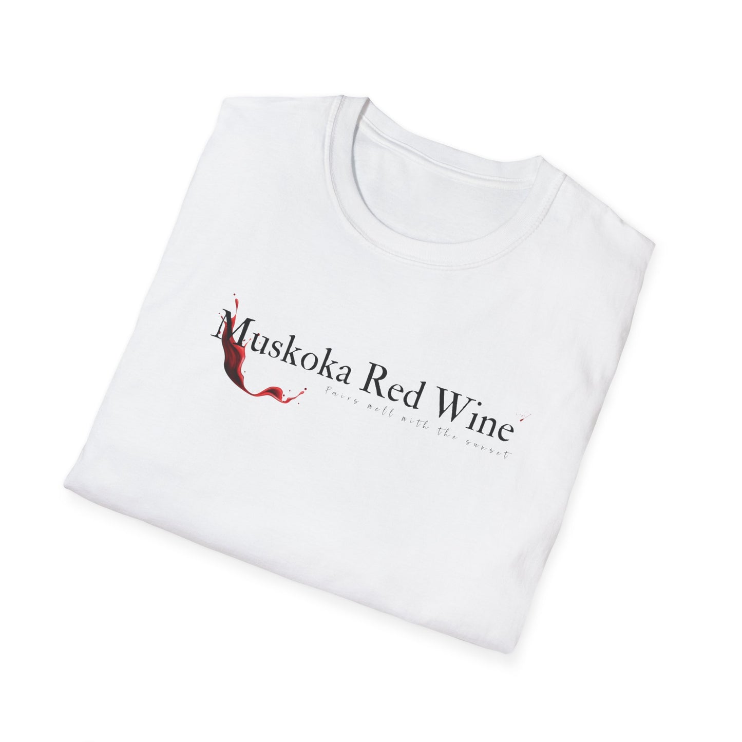Muskoka Red Wine - Pairs Well With The Sunset T-Shirt