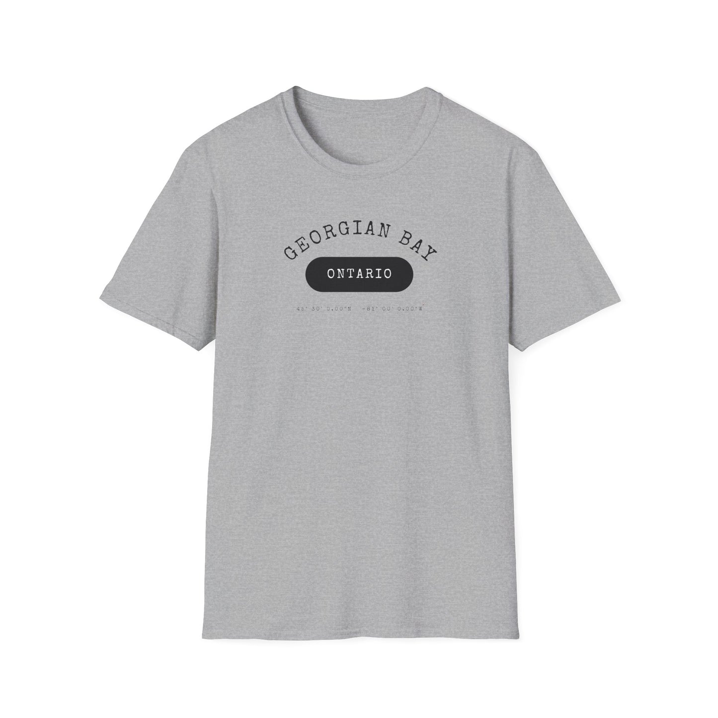 Georgian Bay Ontario Coordinates T-Shirt