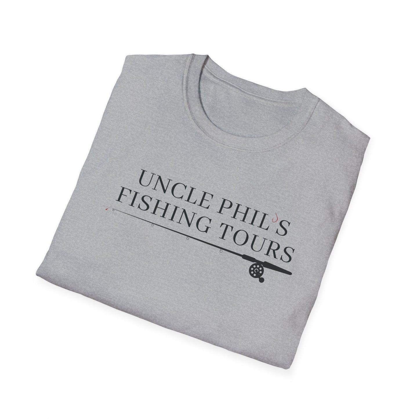 Uncle Phil's Fishing Tours Rod & Reel T-Shirt