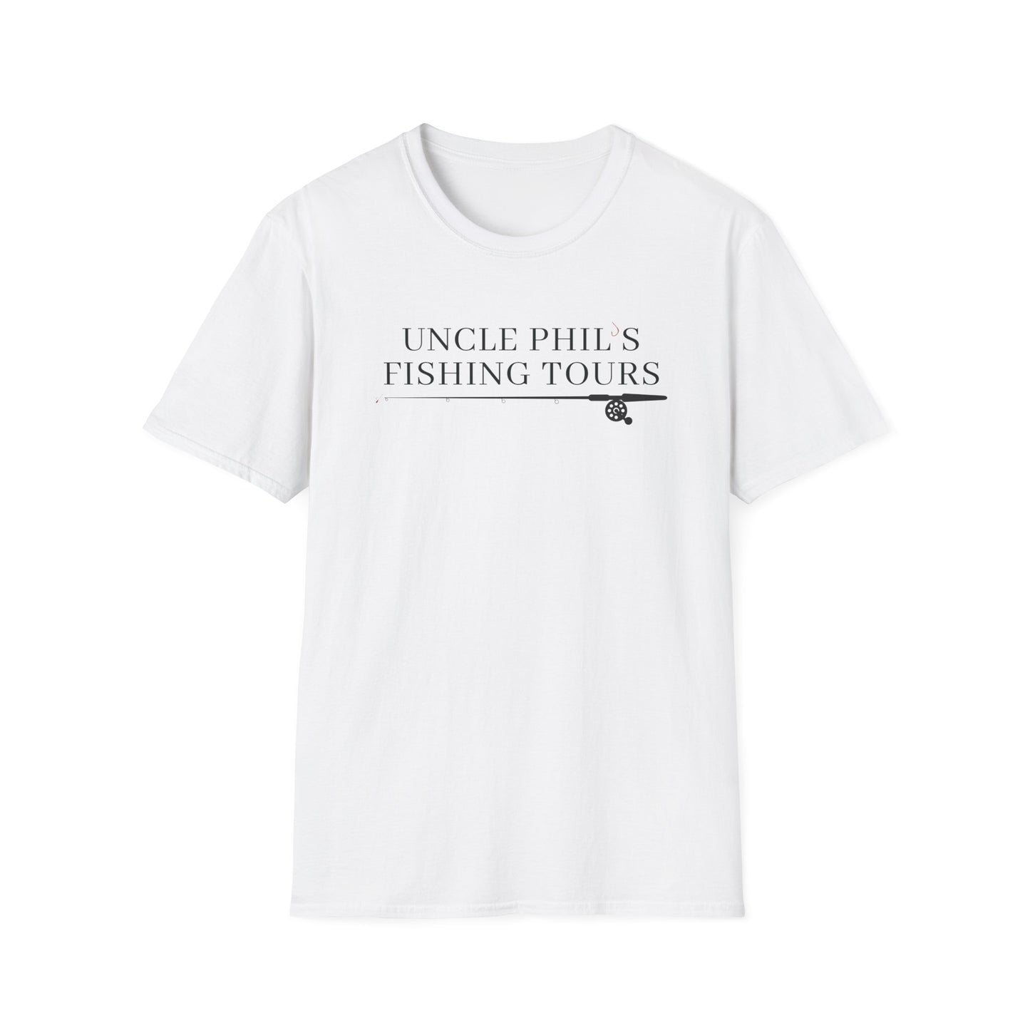 Uncle Phil's Fishing Tours Rod & Reel T-Shirt