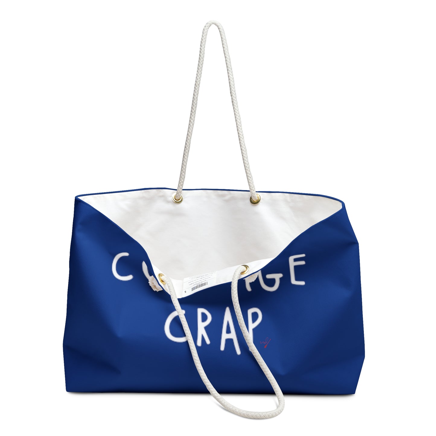 COTTAGE CRAP BLUE WEEKENDER BAG