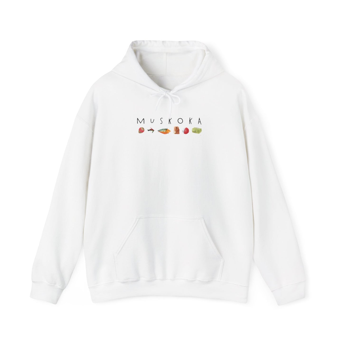 Muskoka Watercolour Lures Hoodie