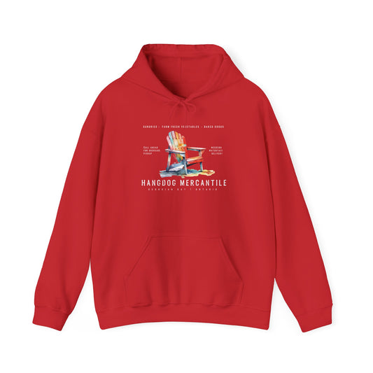 Watercolour Dock Chair Hangdog Mercantile Hoodie