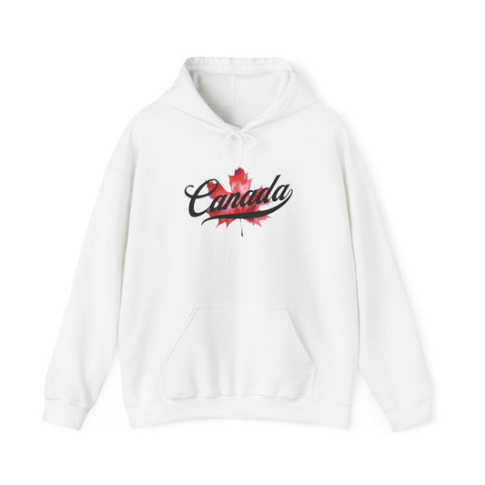 Canada Script Maple Leaf Hoodie