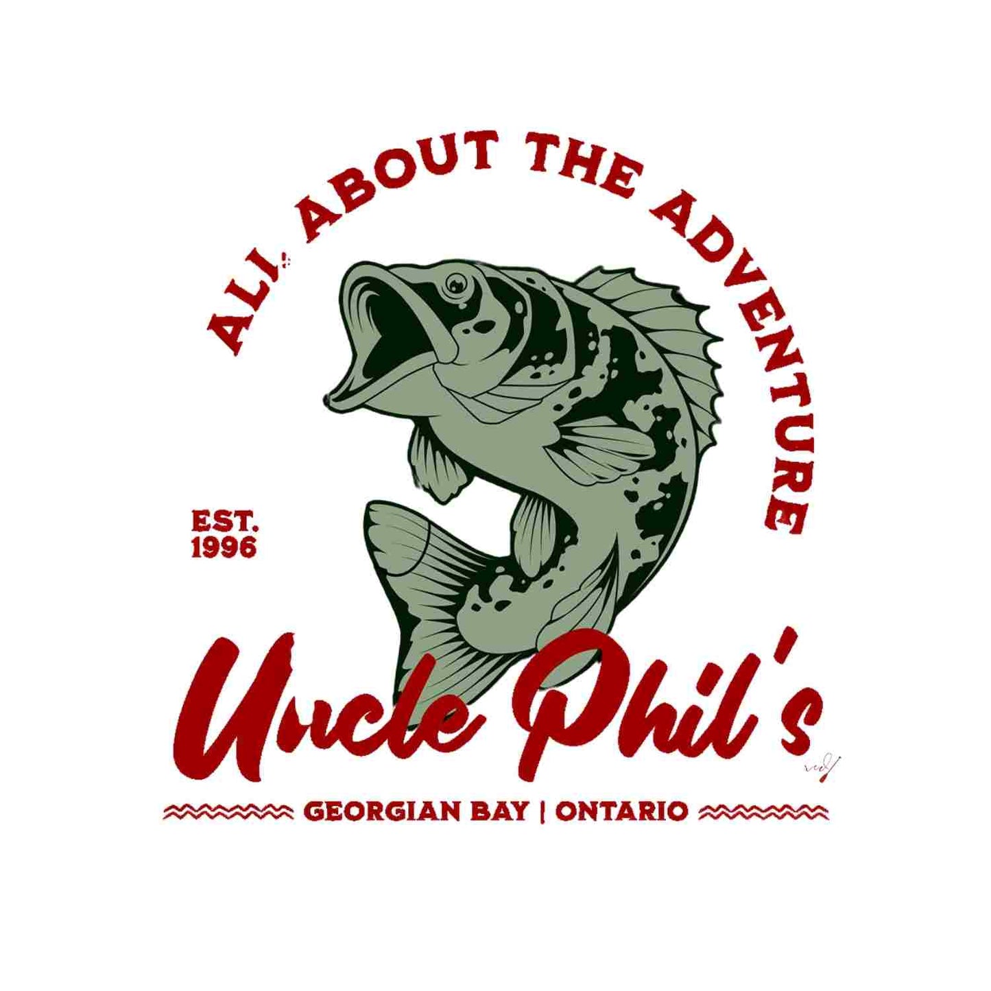 Uncle Phil's Fishing Tours - All About The Adventure Hoodie