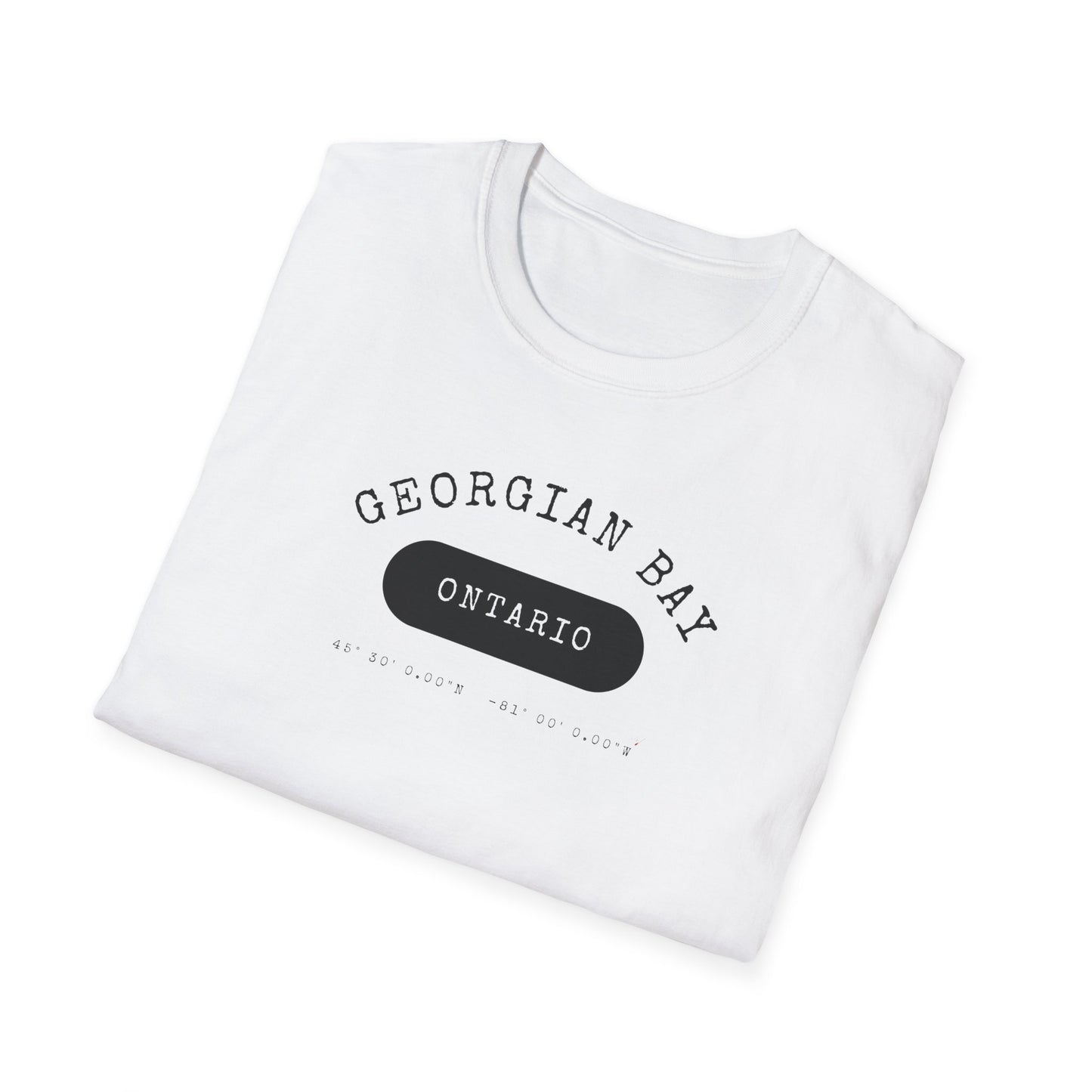 Georgian Bay Ontario Coordinates T-Shirt