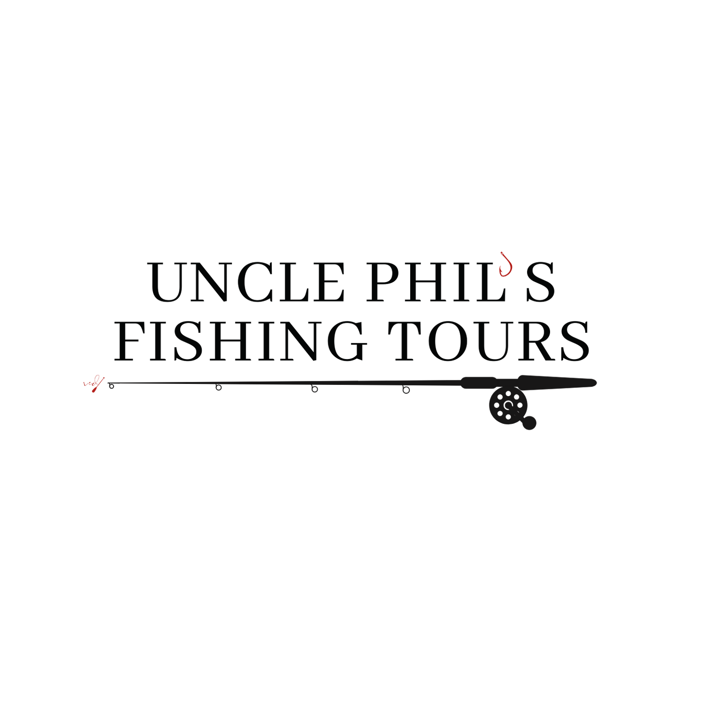 Uncle Phil's Fishing Tours Rod & Reel T-Shirt