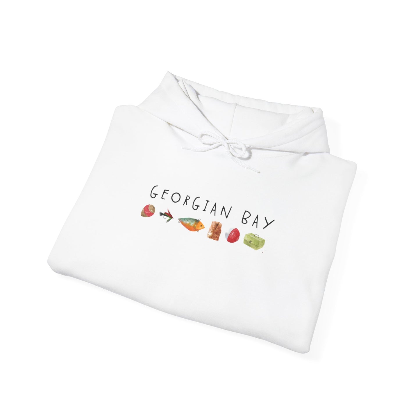 Georgian Bay Watercolour Lures Hoodie