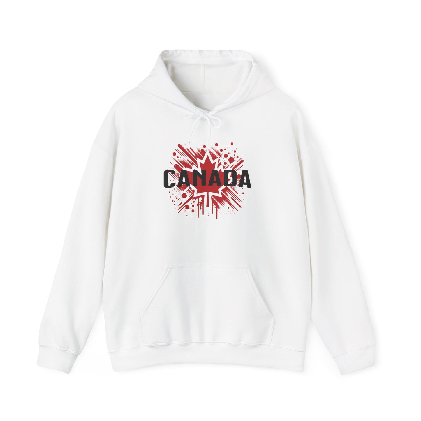 Canada Red Maple Splash Hoodie