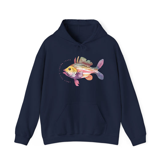 Uncle Phil's Fishing Tours Bubble Gum Fish Hoodie