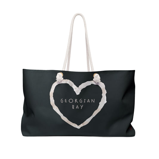GEORGIAN BAY HEART WEEKENDER BAG