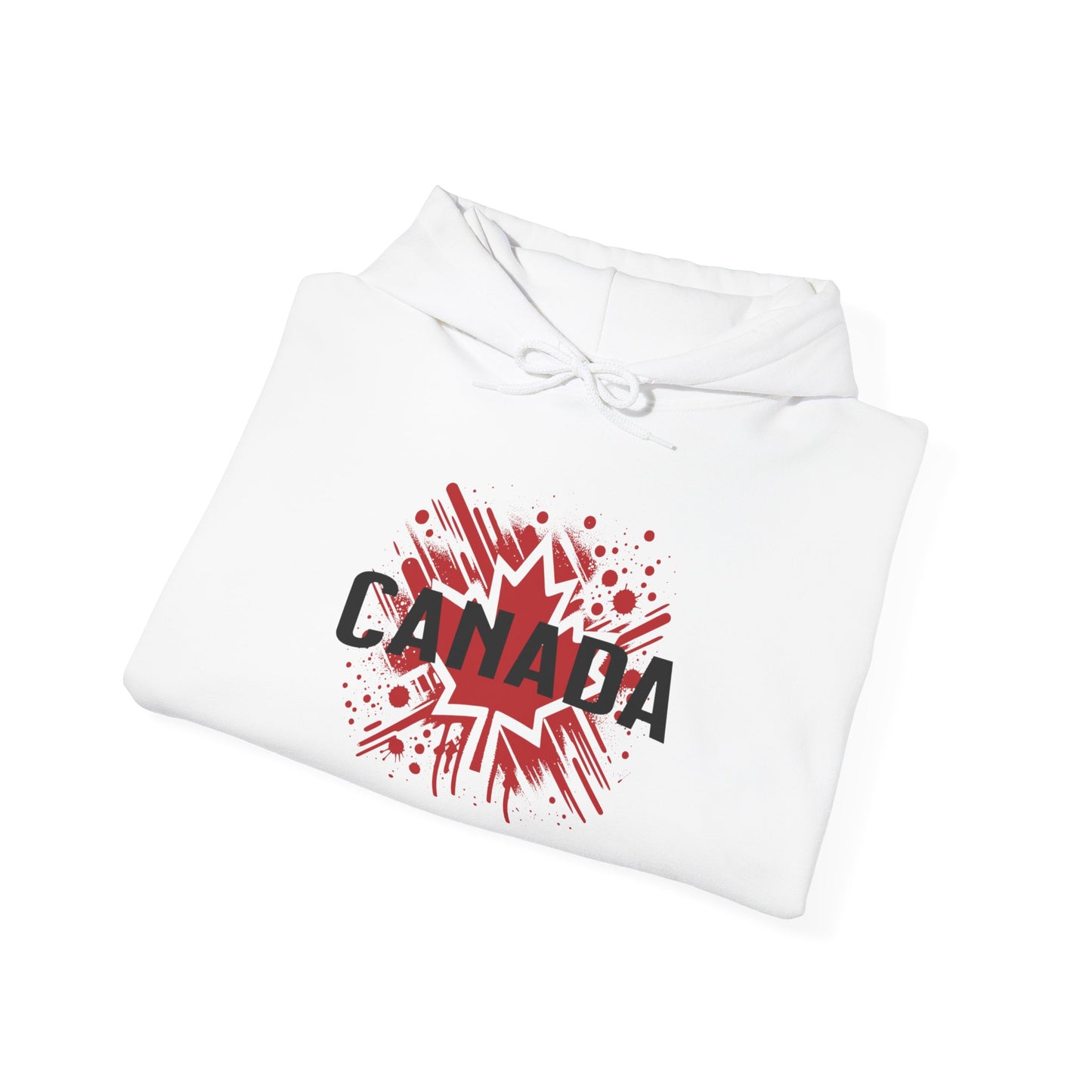 Canada Red Maple Splash Hoodie