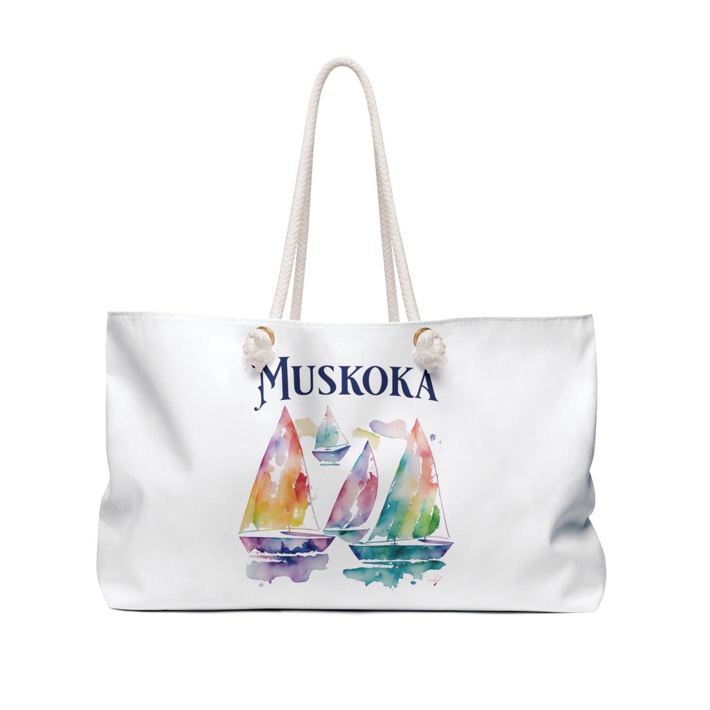 MUSKOKA SAILBOATS WEEKENDER BAG